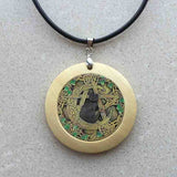 Wholesale Glass Dome Pendant Black Cat Wicca Pendant Necklace Pentagram Wiccan Jewelry Charm