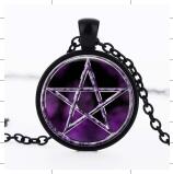 Colier Pentagrama Wicca  Occult