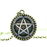 Wicca pentagram pendant Wicca Gothic