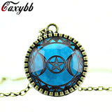 Wicca pentagram pendant Wicca Gothic