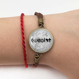 Wiccan Coexist Necklace Love Wicca jewelry Glass Dome Pendant Necklace