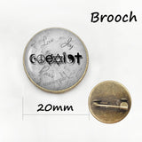 Wiccan Coexist Necklace Love Wicca jewelry Glass Dome Pendant Necklace