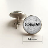 Wiccan Coexist Necklace Love Wicca jewelry Glass Dome Pendant Necklace