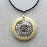 Wholesale Glass Dome Zodiac Wicca Pendant Necklace Pentagram Wiccan Jewelry Charm