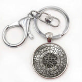 Wholesale Glass Dome Zodiac Wicca Pendant Necklace Pentagram Wiccan Jewelry Charm