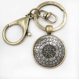 Wholesale Glass Dome Zodiac Wicca Pendant Necklace Pentagram Wiccan Jewelry Charm