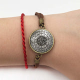 Wholesale Glass Dome Zodiac Wicca Pendant Necklace Pentagram Wiccan Jewelry Charm