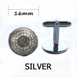 Wholesale Glass Dome Zodiac Wicca Pendant Necklace Pentagram Wiccan Jewelry Charm