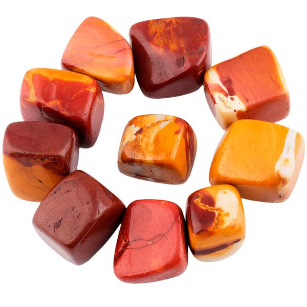 SUNYIK 1lb (460g) Mookaite Tumbled Polished Stones for Wicca Reiki Energy Healing Crystal